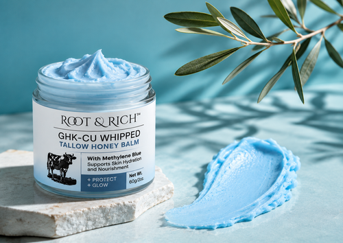 Root & Rich™ GHK-CU Whipped Tallow Honey Balm